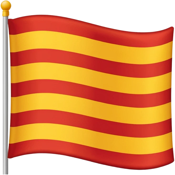  yellow and red flag  emoji