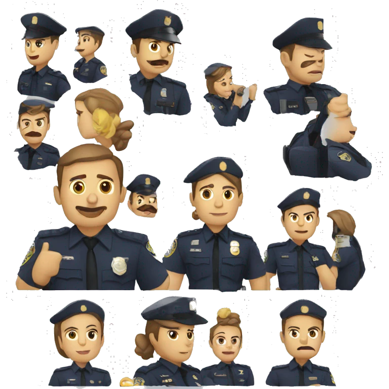entrevista de policia a vecinos emoji