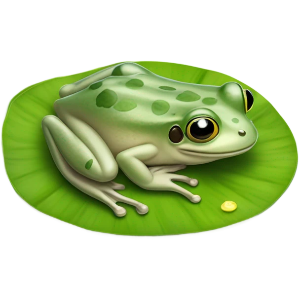frog relaxing emoji
