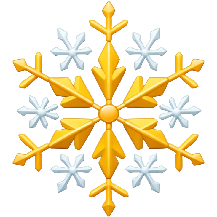 💛🤍❄️ emoji