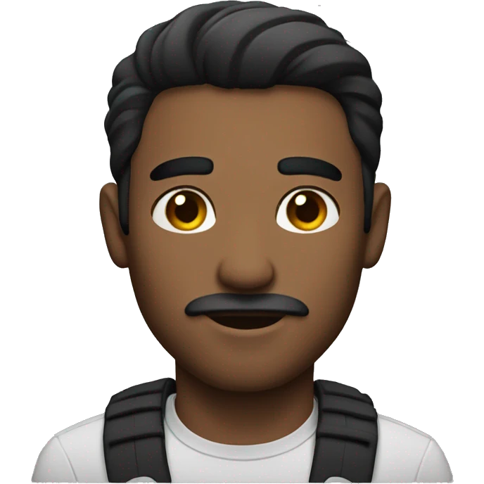 Gay man with thick eyebrows emoji