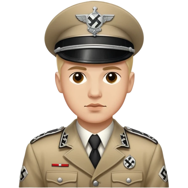 Hot nazi SS soldier man emoji