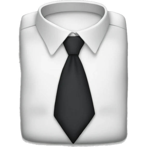 suit and tie in the style of the "shirt and tie" emoji emoji