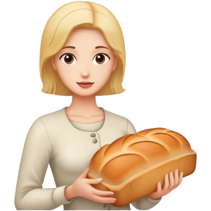 bread who is a human woman  emoji