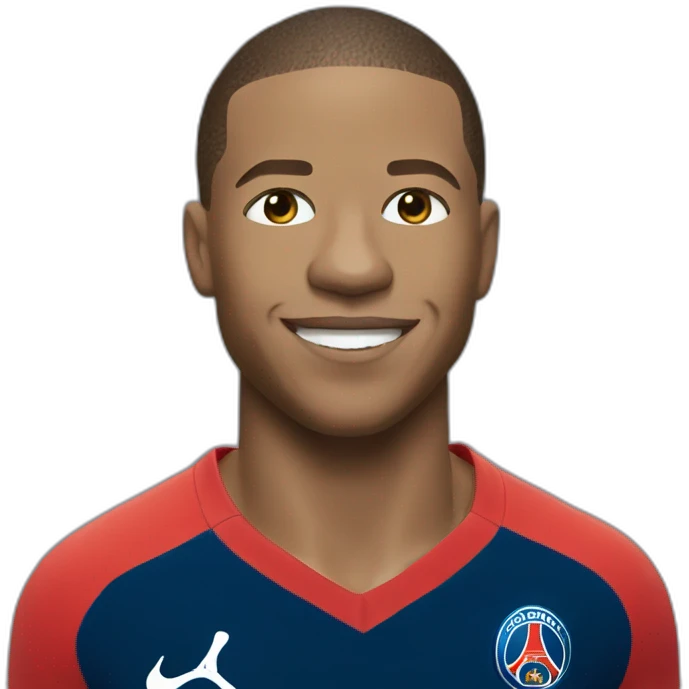 Mbappe qui rigole emoji