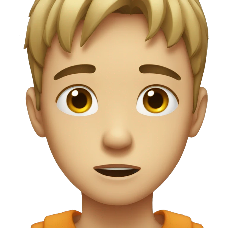 A boy crying  emoji