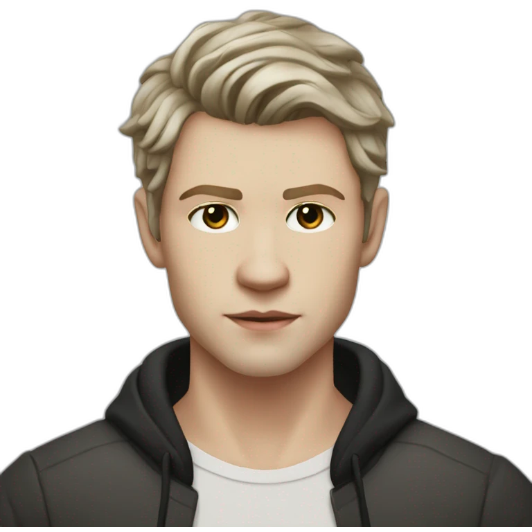 Klaus mikaelson short haircut realistic detailed emoji
