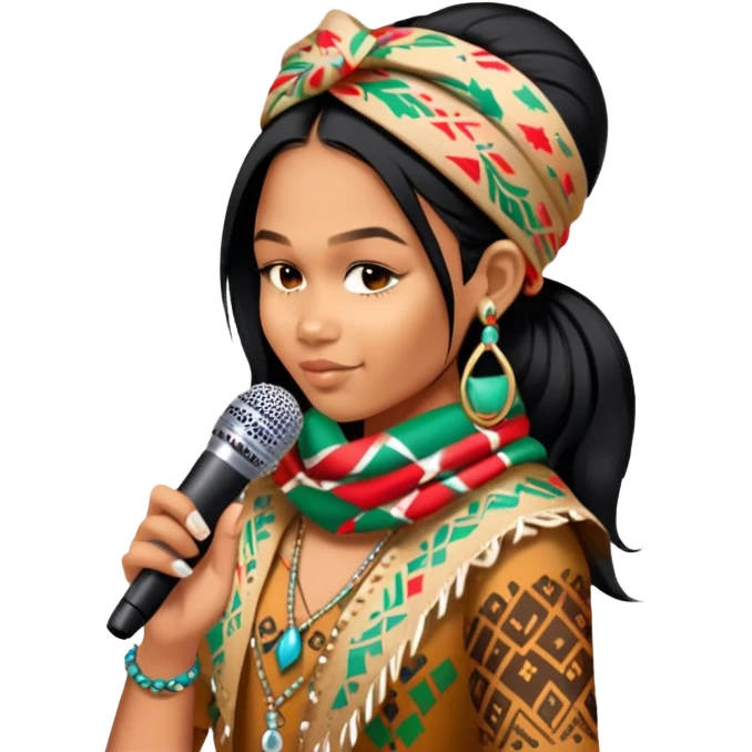 Colorful Singer emoji