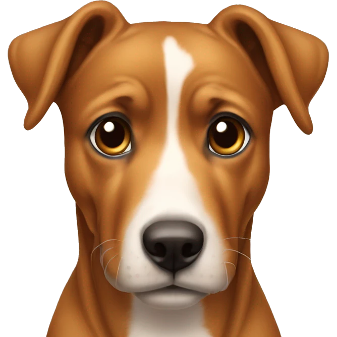 Cachorro caramelo grande porte emoji
