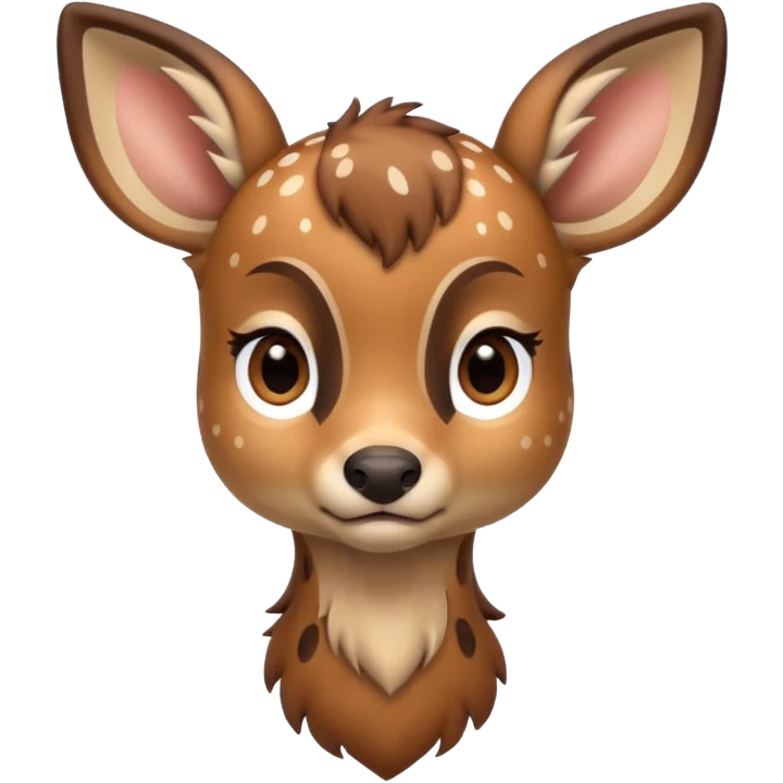 Make a fawn(roe animal) emoji