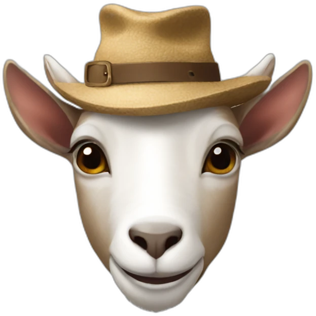 Goat in hat emoji