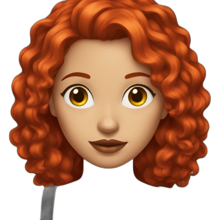 sexy-woman-whith-red-hair emoji