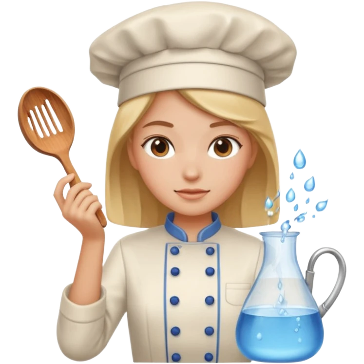 girl cooking water emoji