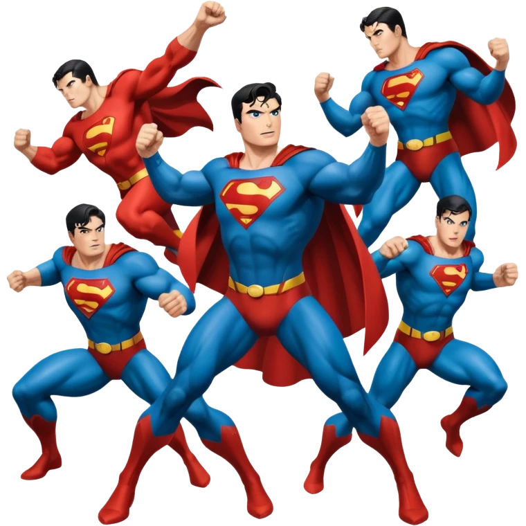 A comic book depicting the Superman Wars emoji