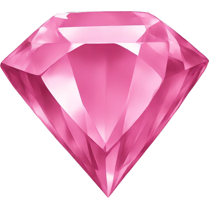a pink diamond emoji
