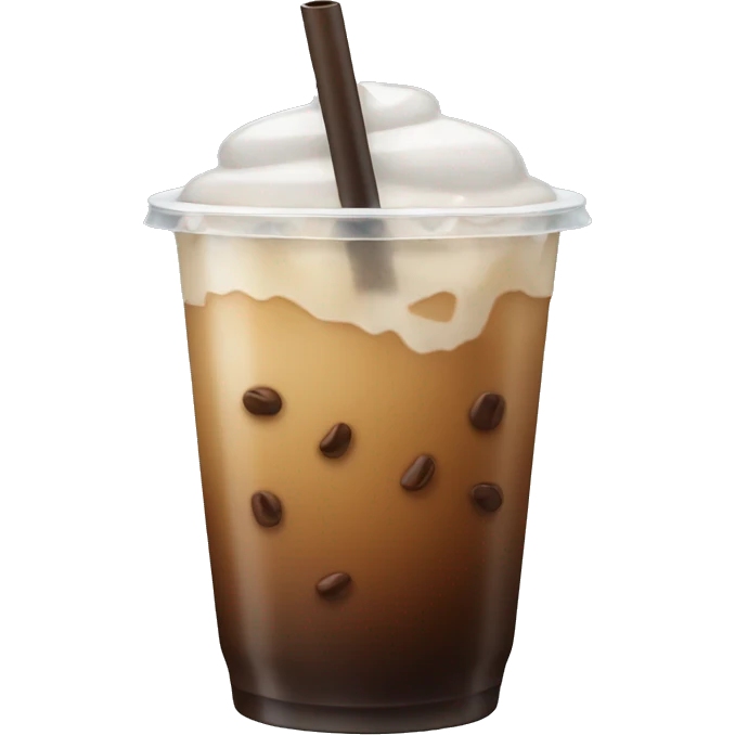 Iced coffee emoji