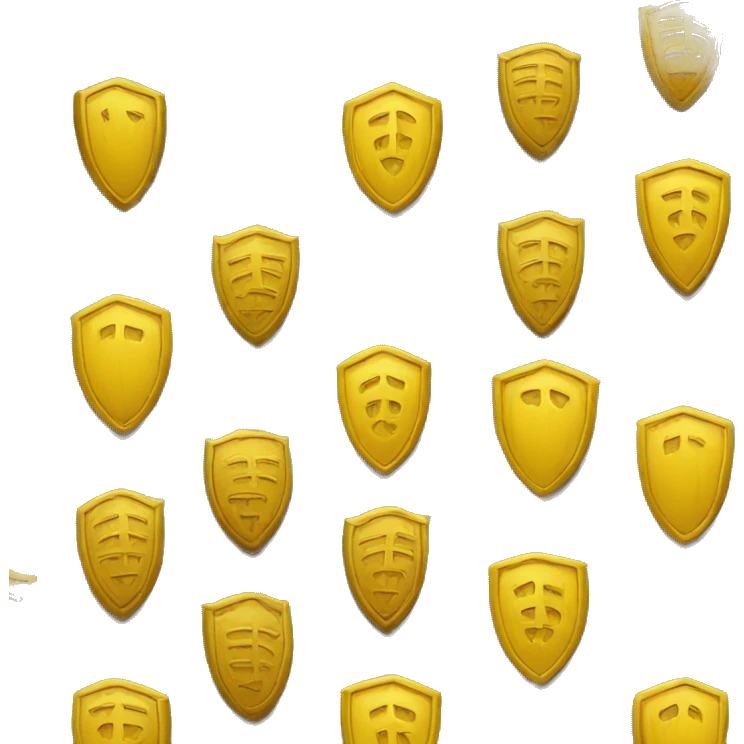 yellow shield emoji