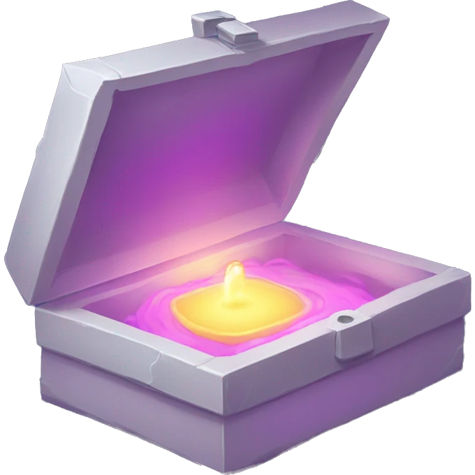 𓂺THE 𓂸MAGIC BOX𓂸𓂺  🄶littery✨box of magic light emoji