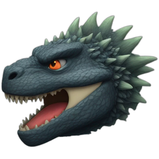 godzilla head emoji