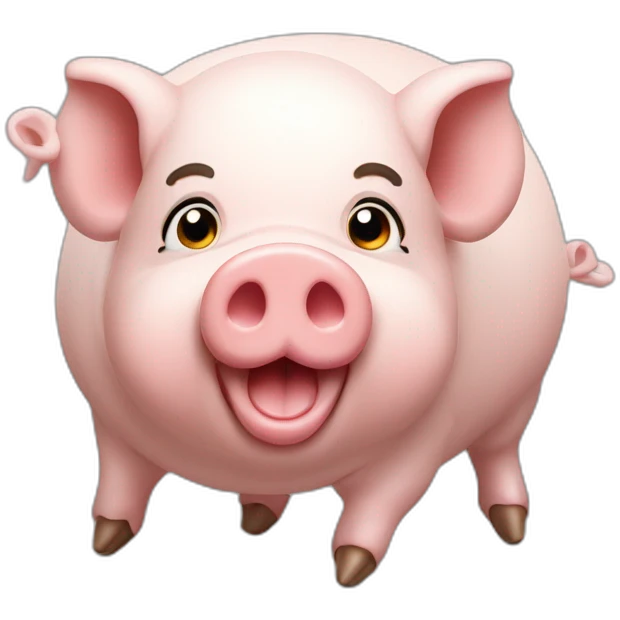 Cochon sur cochon emoji