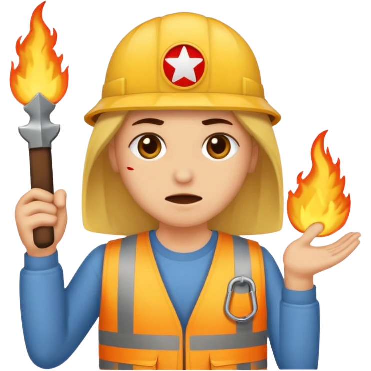 Je veux un emoji représentant Hitler il porte une moustache très carré de plus il a le bras en lair au niveau du nez visant le ciel emoji