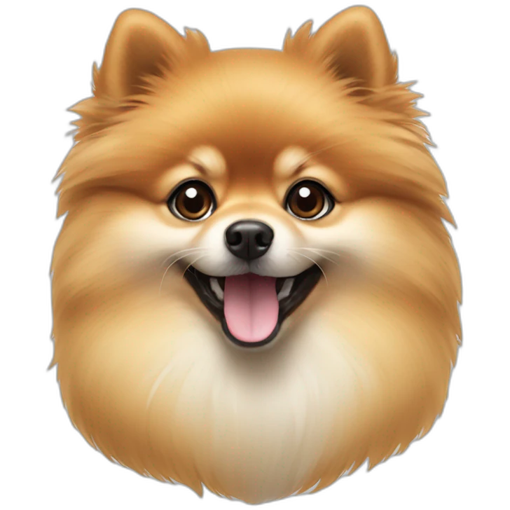 Cute little Pomeranian emoji