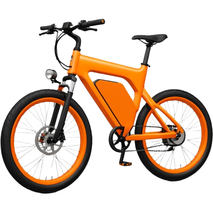 orange electric bicycle emoji