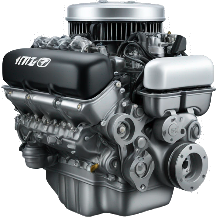 simplistic v8 engine emoji