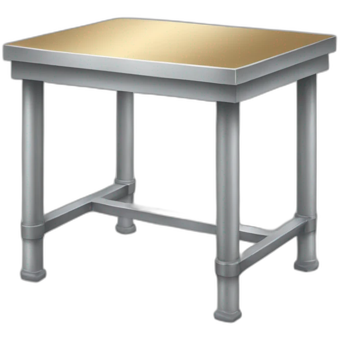 metallic table platform emoji