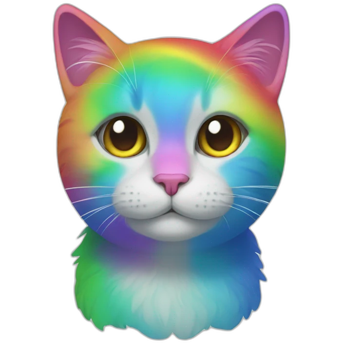 rainbow cat emoji
