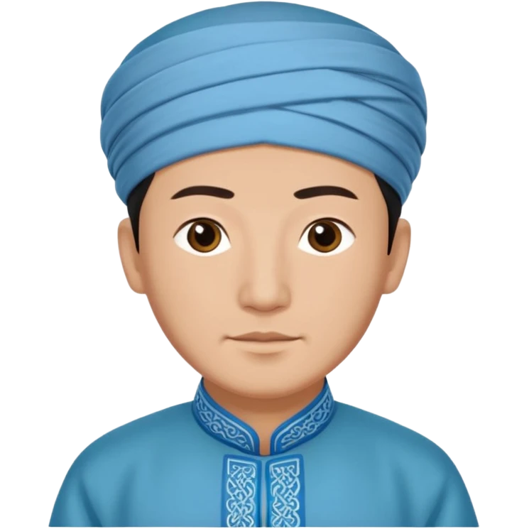Chinese Muslim man, Uyghurs:  based in the Xinjiang autonomous region. emoji