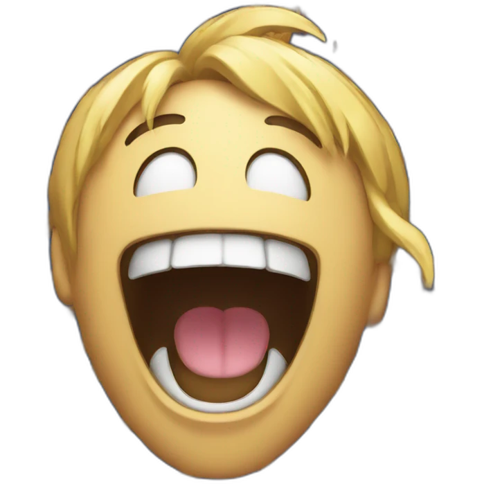 person screaming for joy with fireworks on head emoji