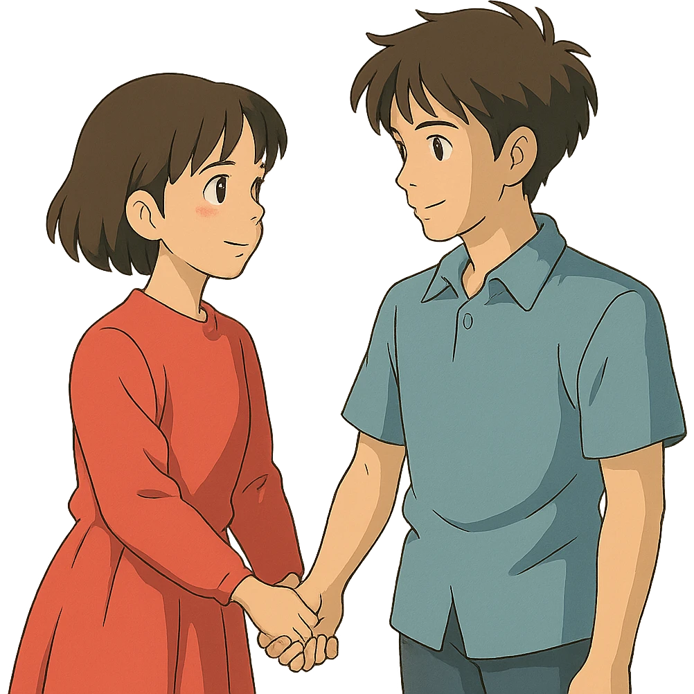 romantic couple holding hands emoji