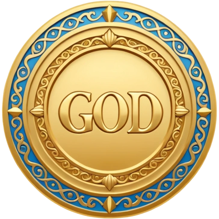 The name of God is repeated in a circle.  emoji