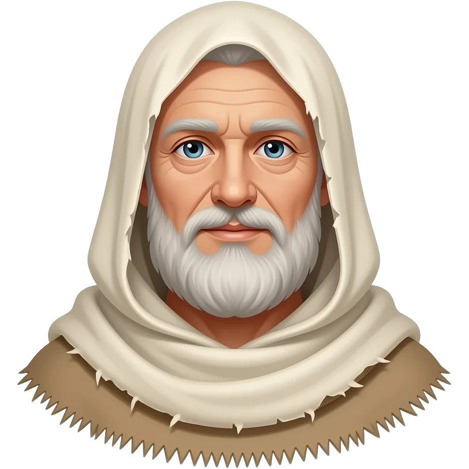 Patriarch in The torn sackcloth emoji