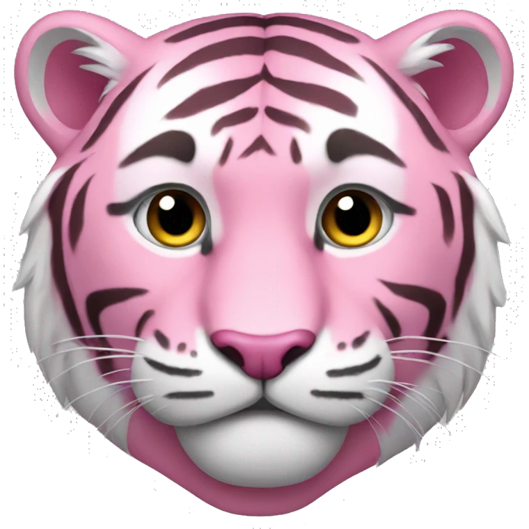 Pink tiger emoji