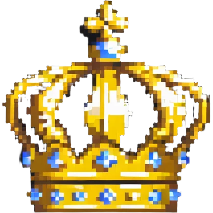 simple gold crown emoji