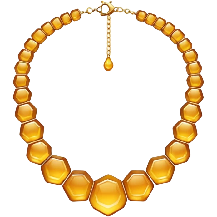 Necklace made of honey emoji