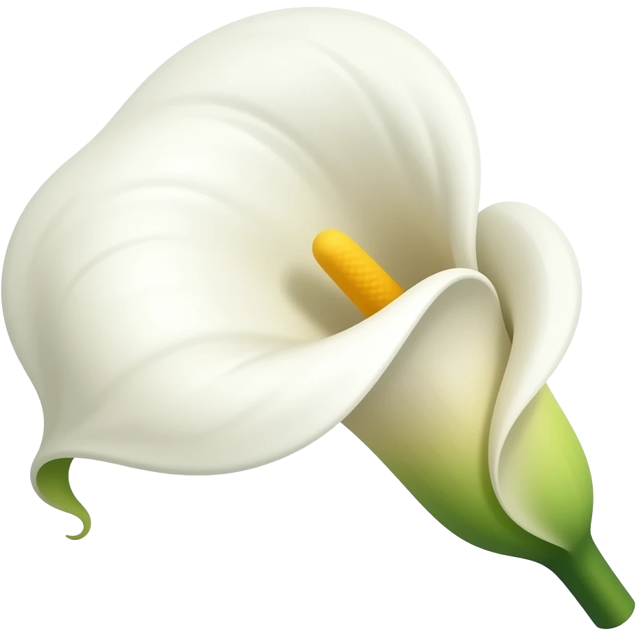 calla lily emoji