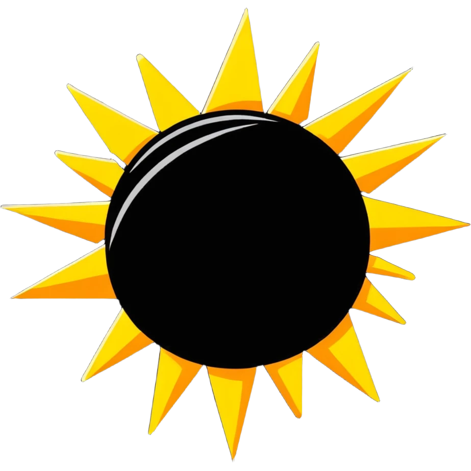 vibrant sun with rays emoji