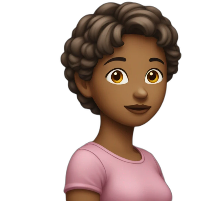 Fille a quatres pates emoji