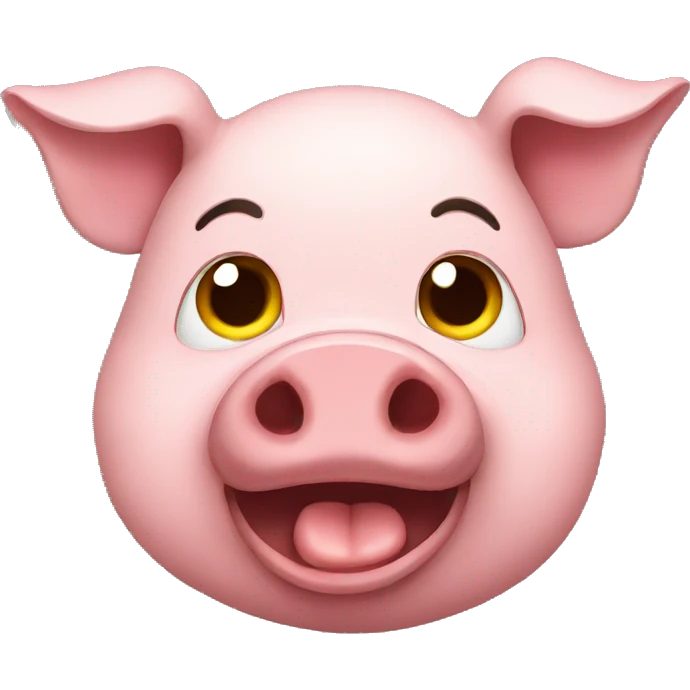 Dumb pork emoji