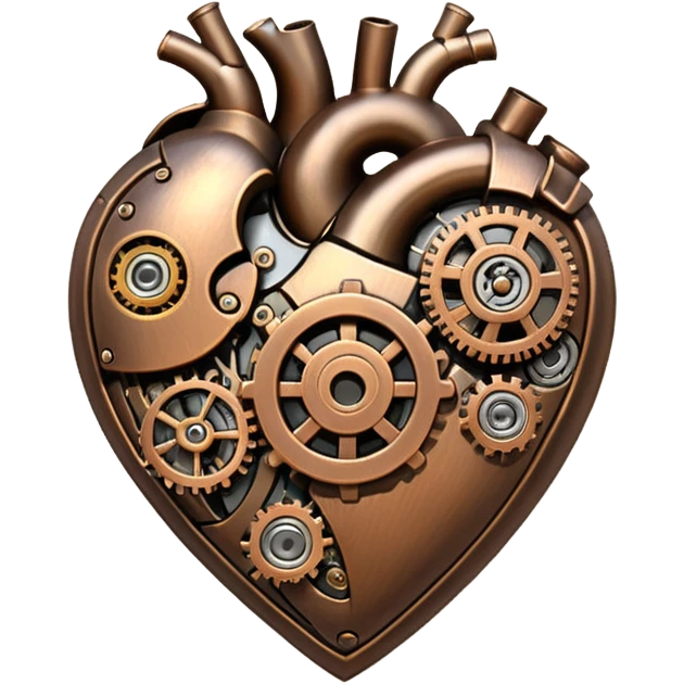 steampunk heart emoji