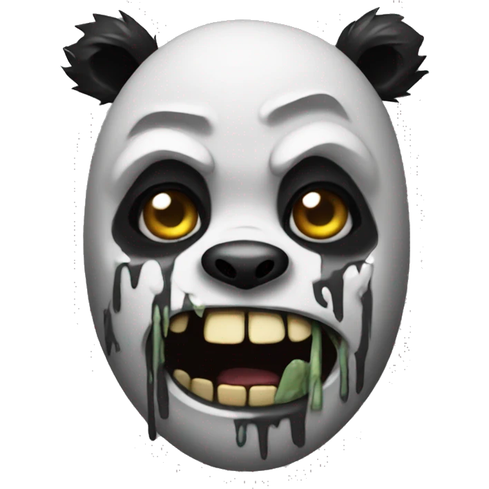 panda zombie emoji