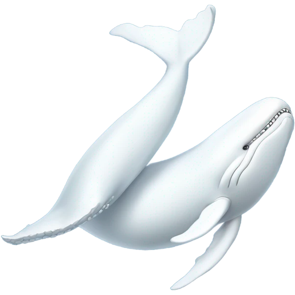 white whale , underside emoji