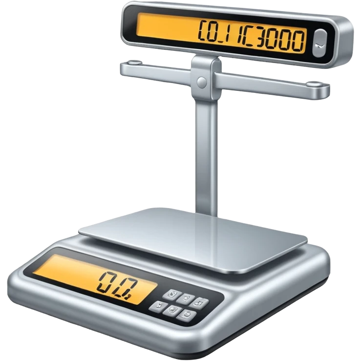 I need a photo of the scale. emoji