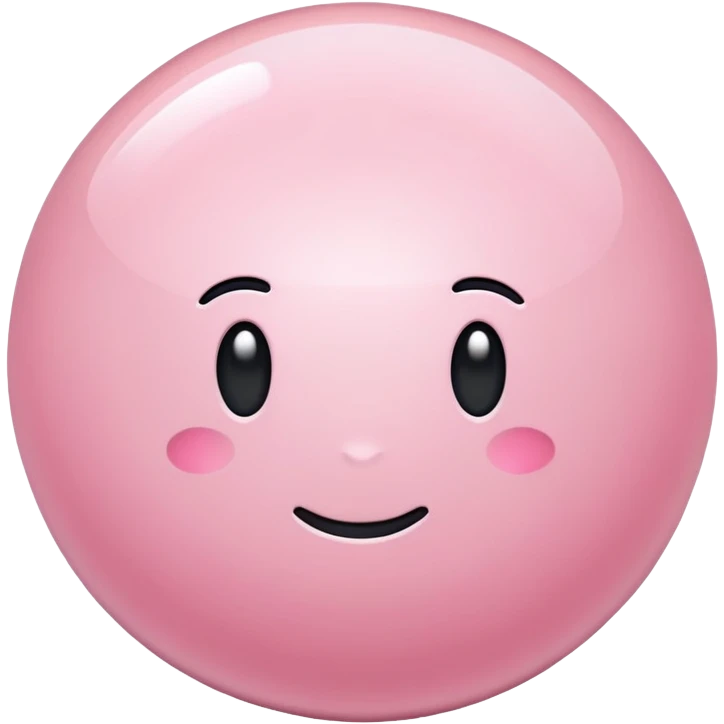Light pink yahoo emoji