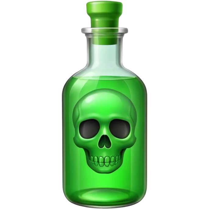 Poison bottle with the words poison on it  emoji