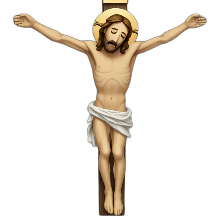 Crucified Jesus emoji