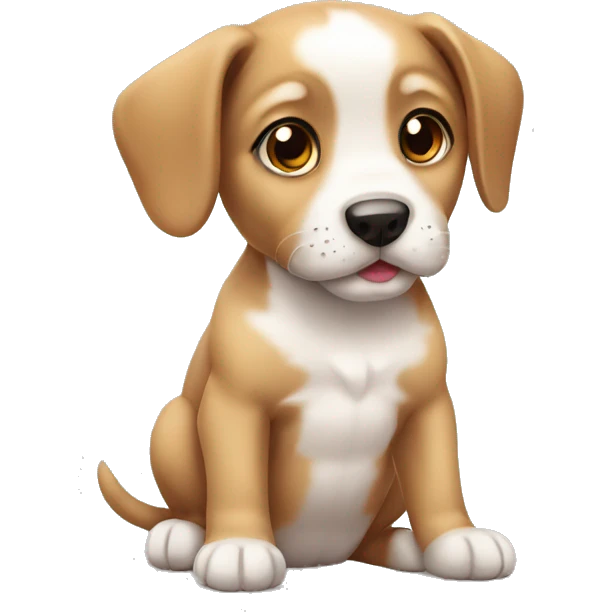 cute puppy emoji